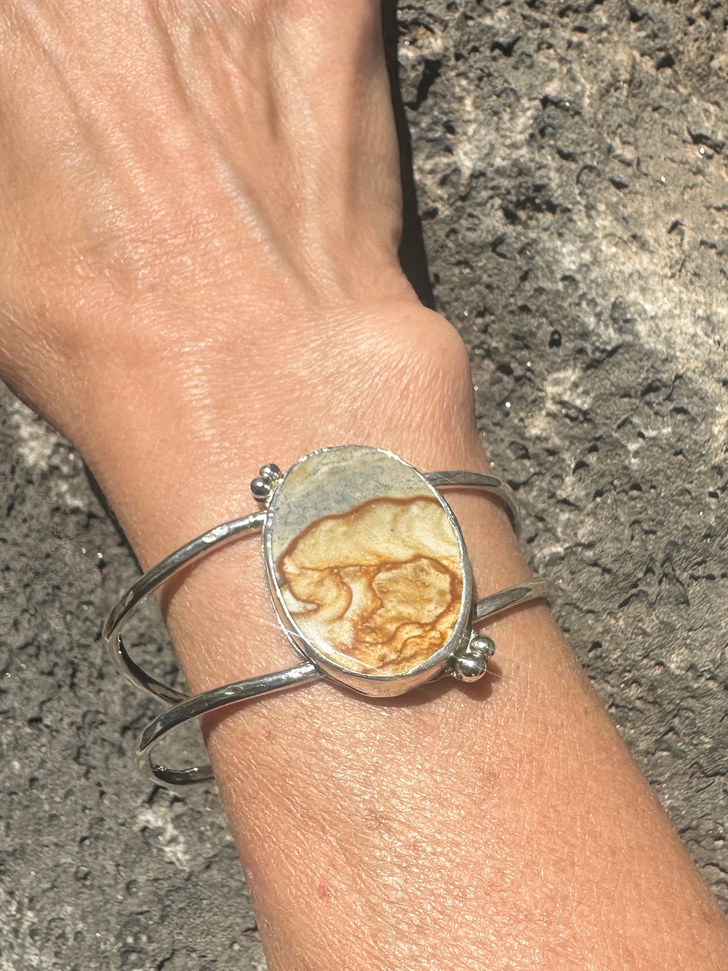 Carlina Picture Jasper goddess bracelet