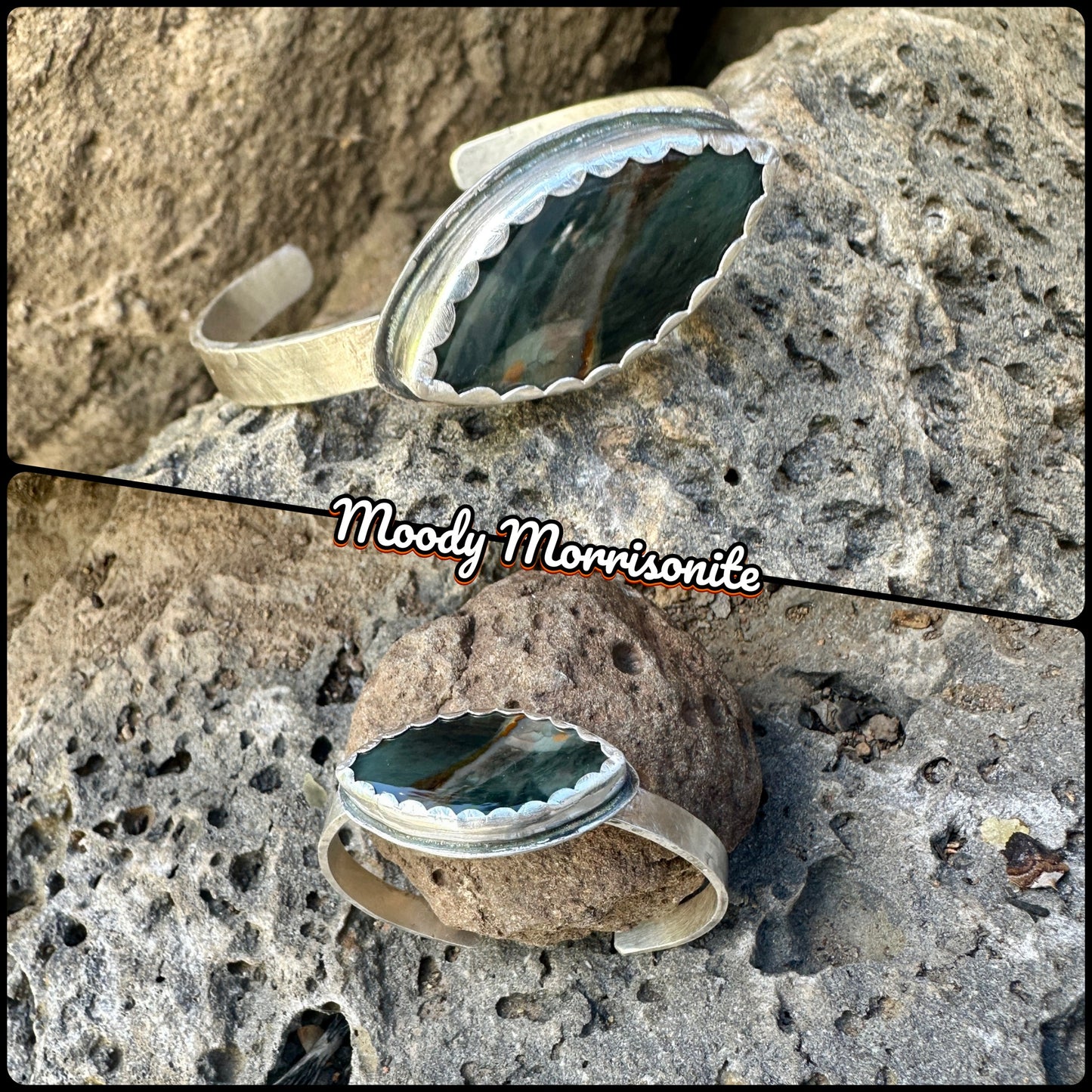 Moody Morrisonite Cuff Bracelet