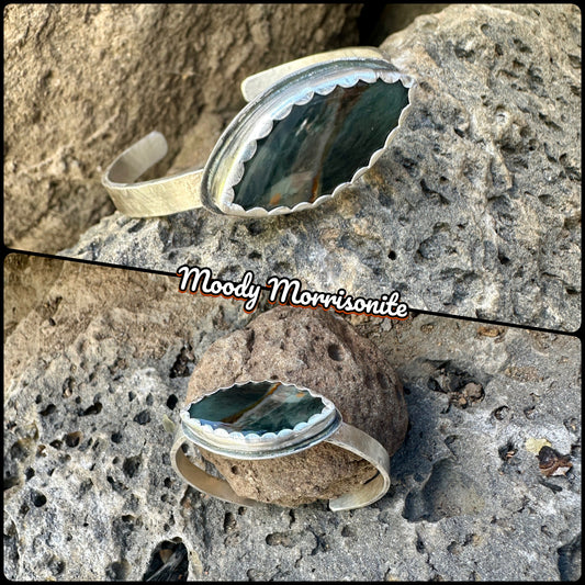 Moody Morrisonite Cuff Bracelet