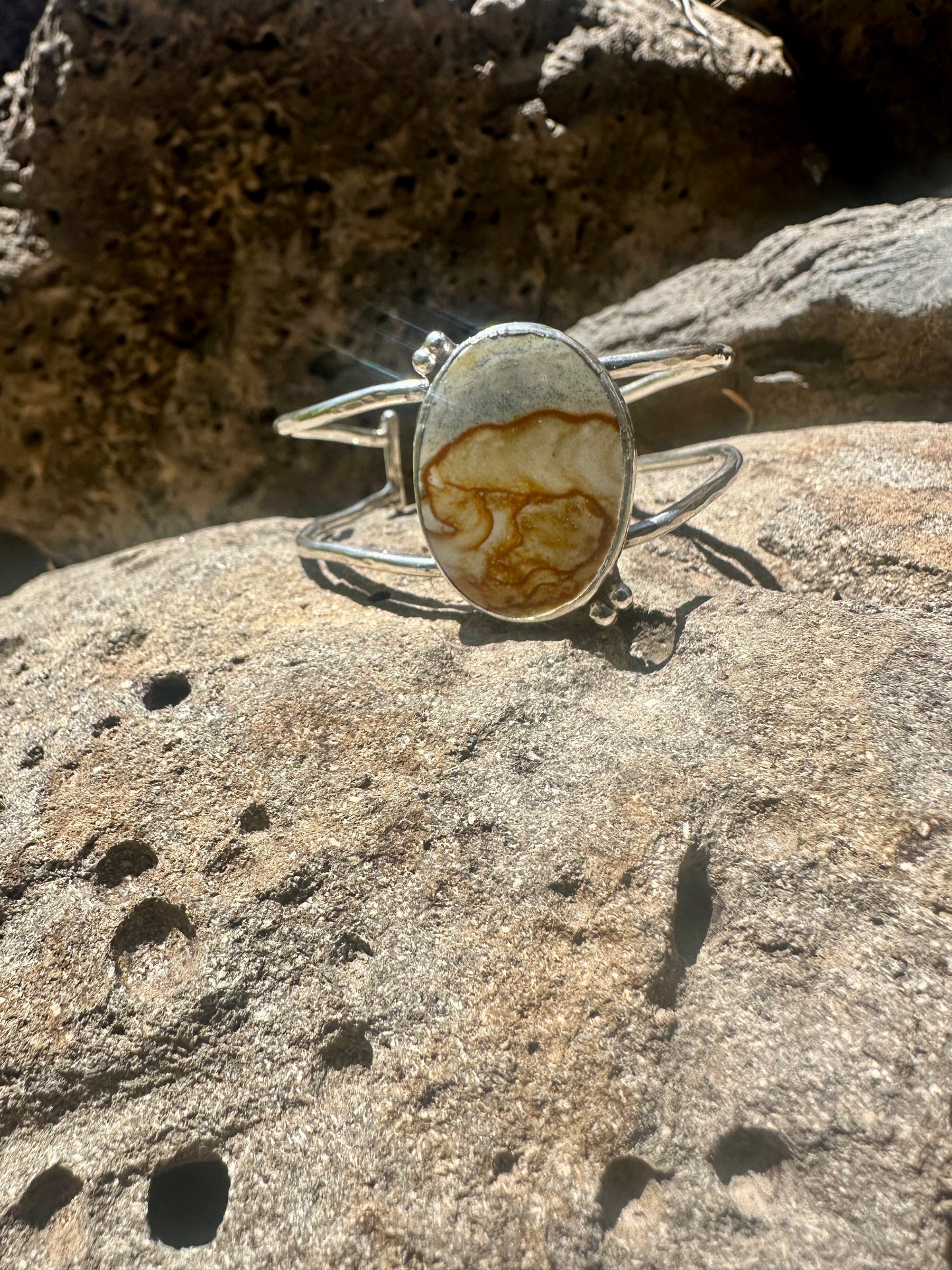 Carlina Picture Jasper goddess bracelet