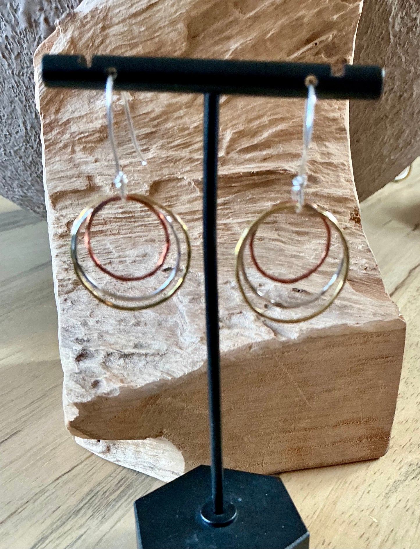 Mind body and soul earrings