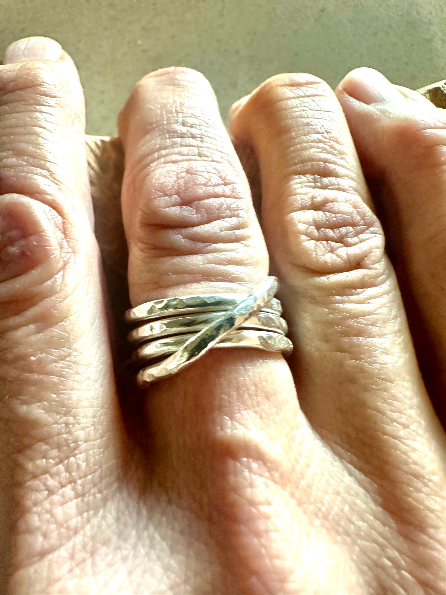 Unbroken sterling silver ring