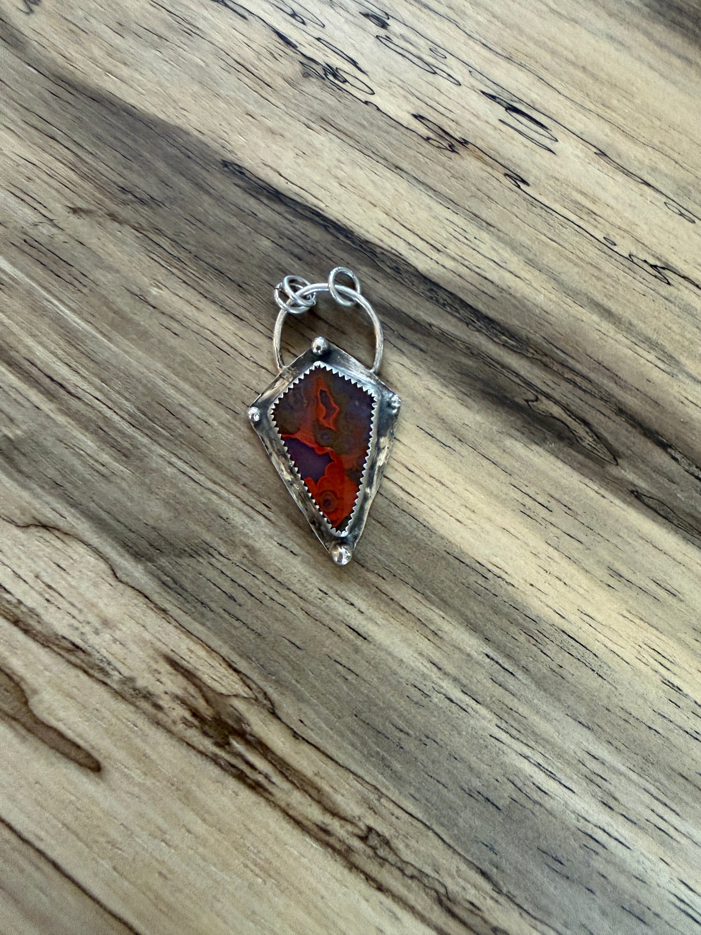 Floral Agate pendant