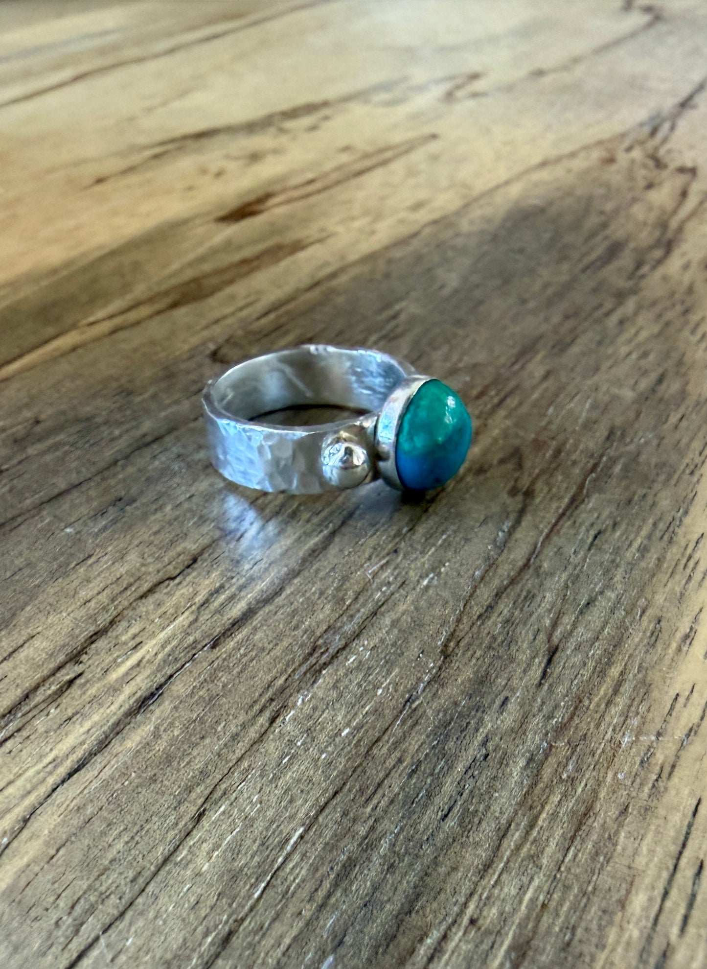 Chrysocolla silver sing