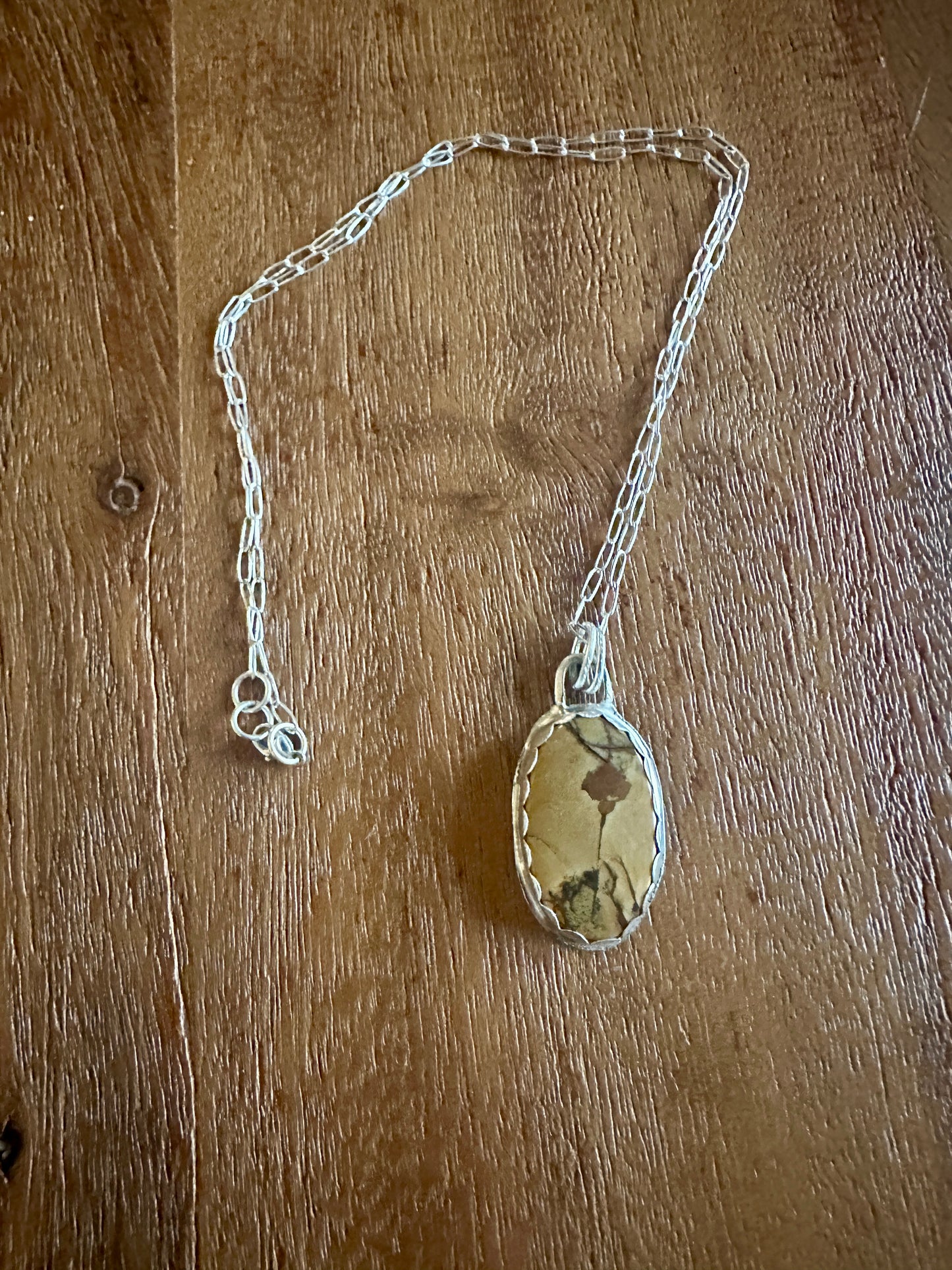 Owyhee Jasper Sterling Silver Necklase