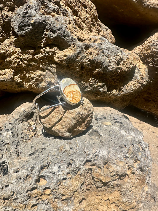 Carlina Picture Jasper goddess bracelet