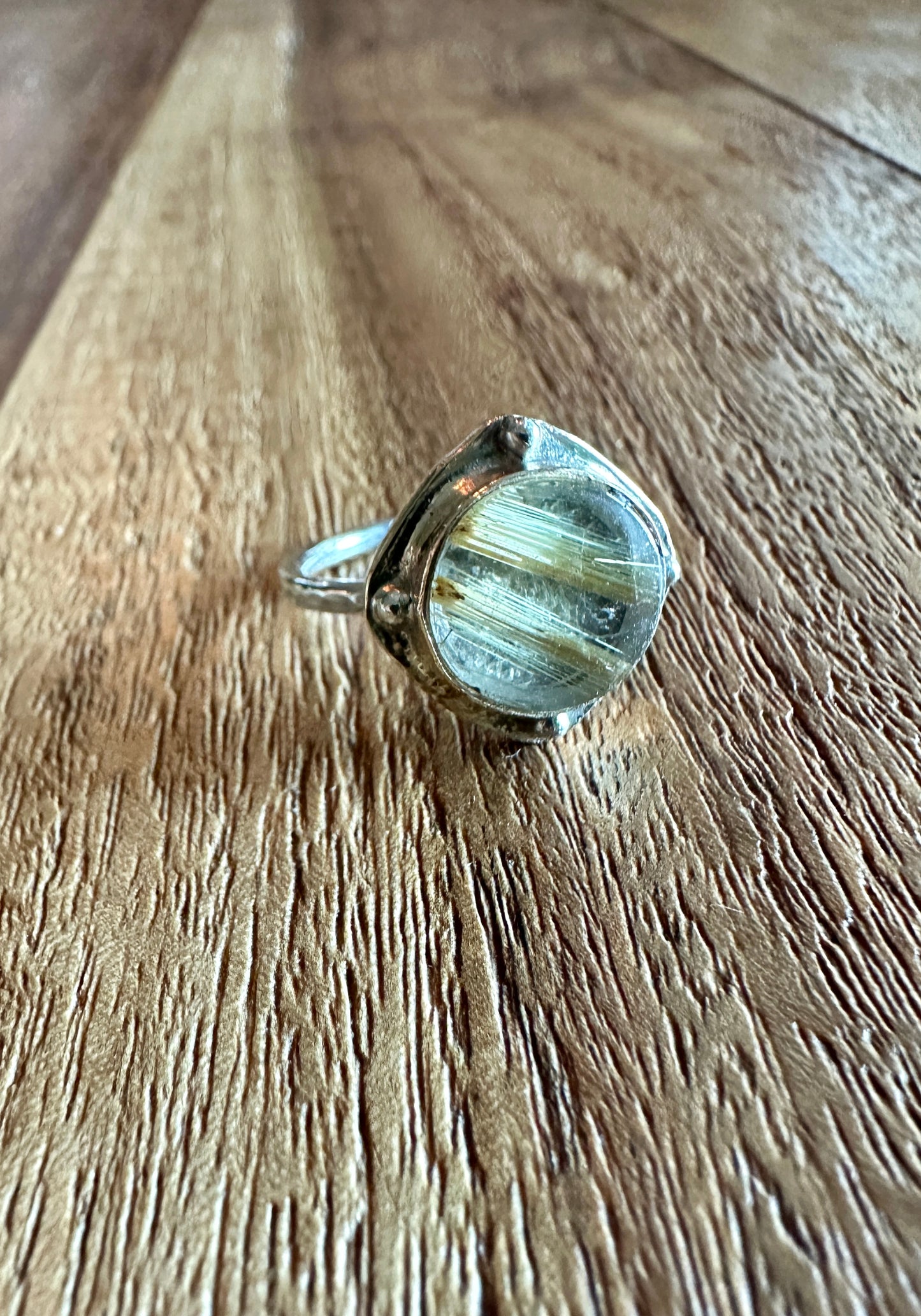 Rutilated Quartz Ring