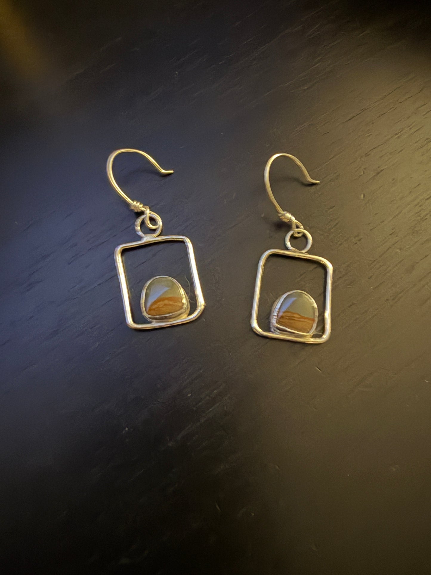 Picture Jasper earrings
