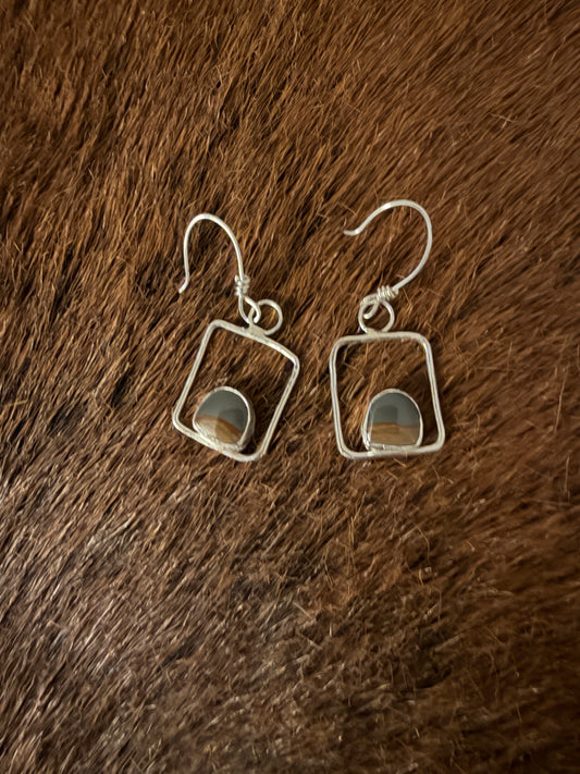 Picture Jasper earrings