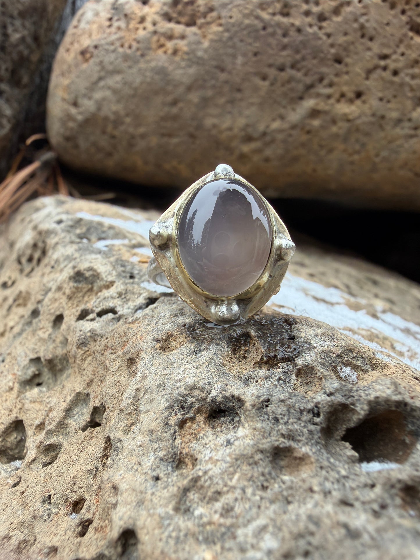 Mesmerizing moonstone ring