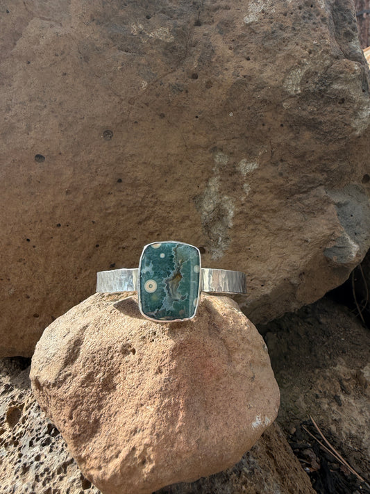 Daydreaming Ocean Jasper Bracelet