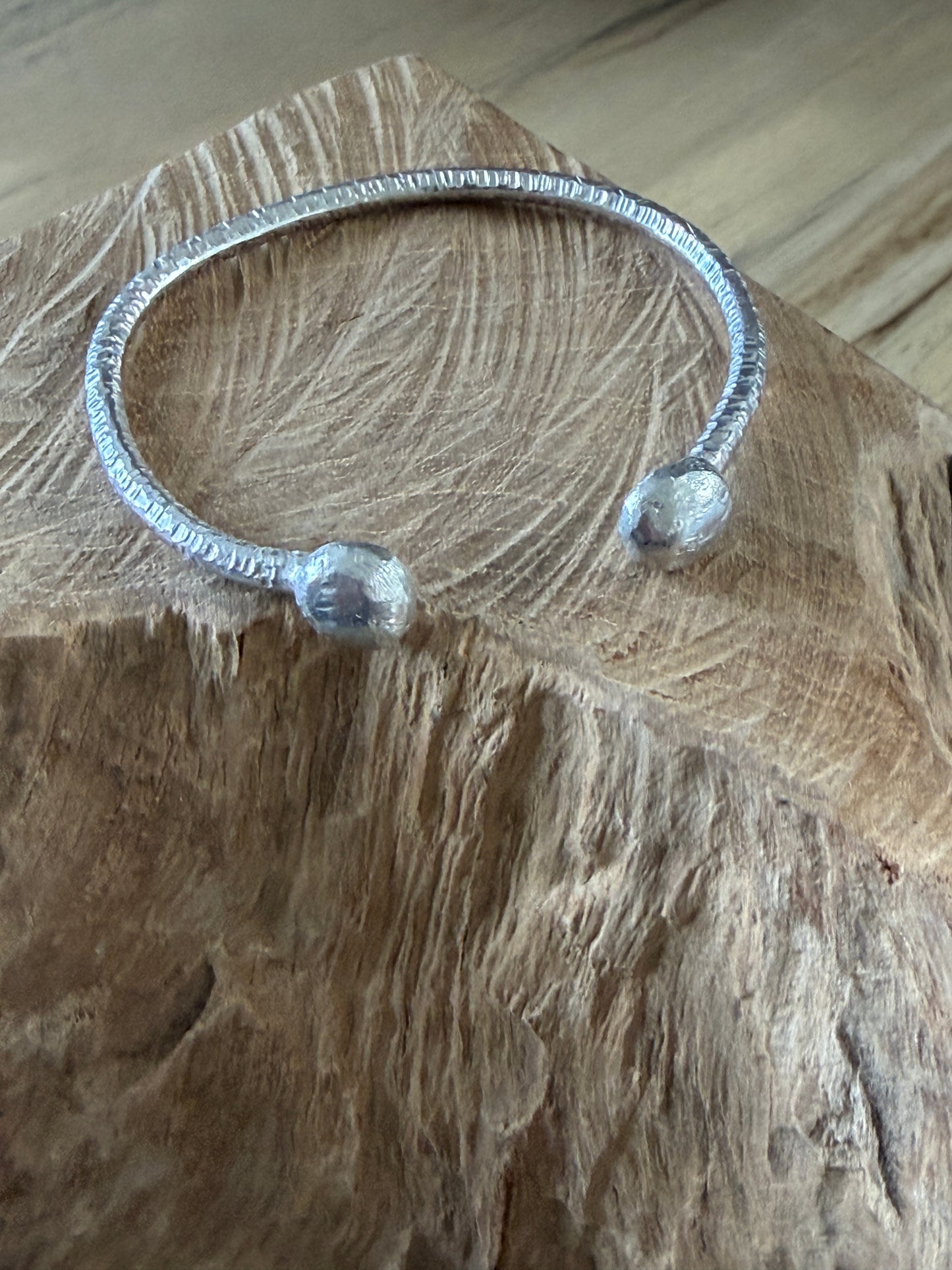 Sterling silver cuff
