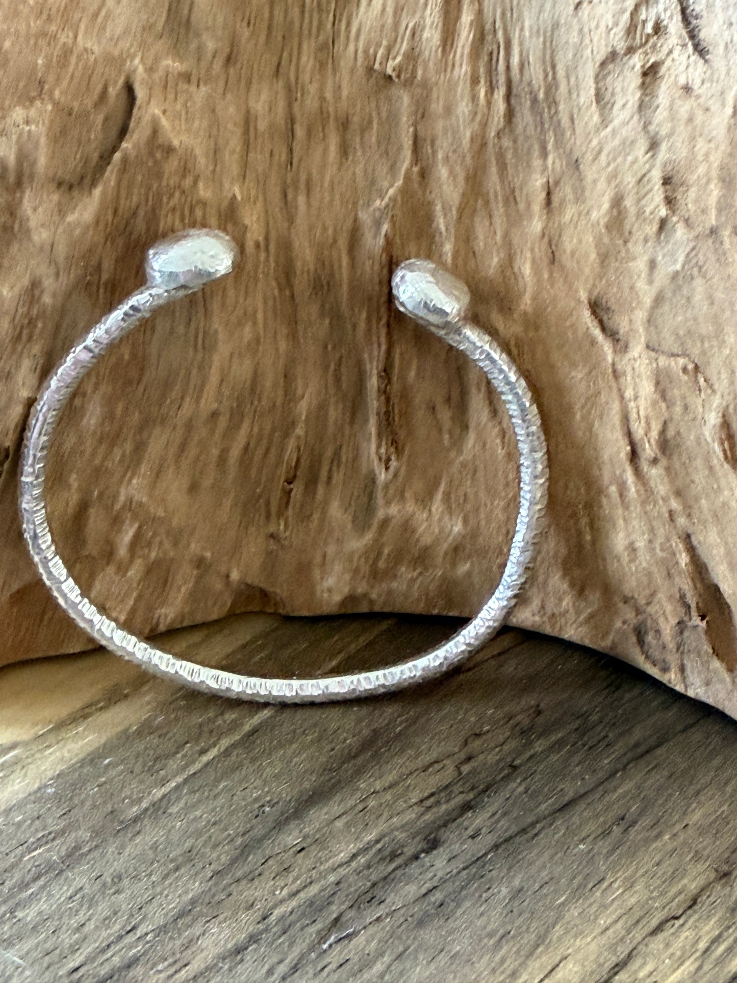 Sterling silver cuff
