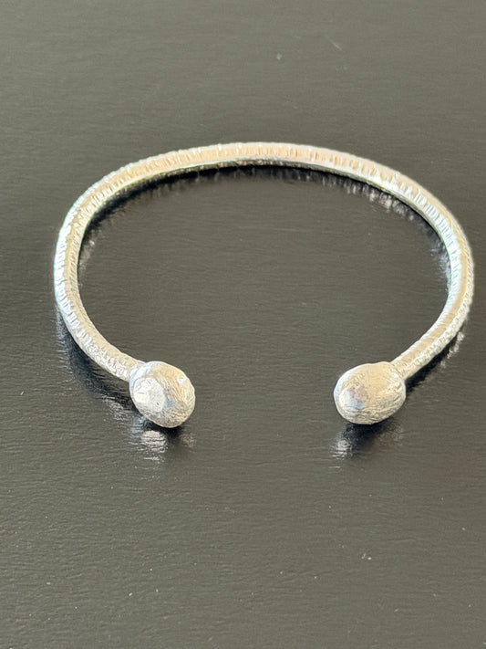 Sterling silver cuff