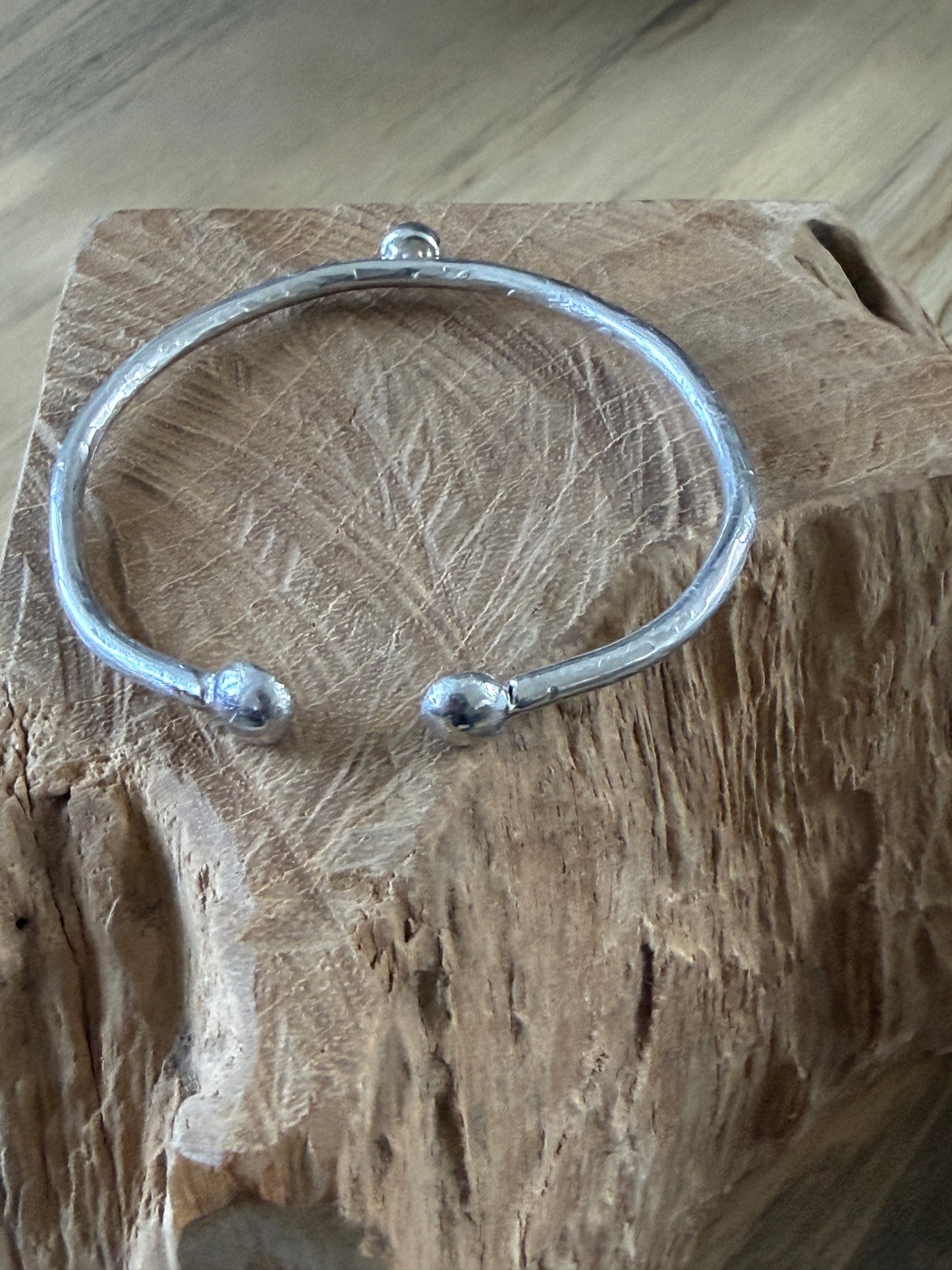 Silver Iolite cuff