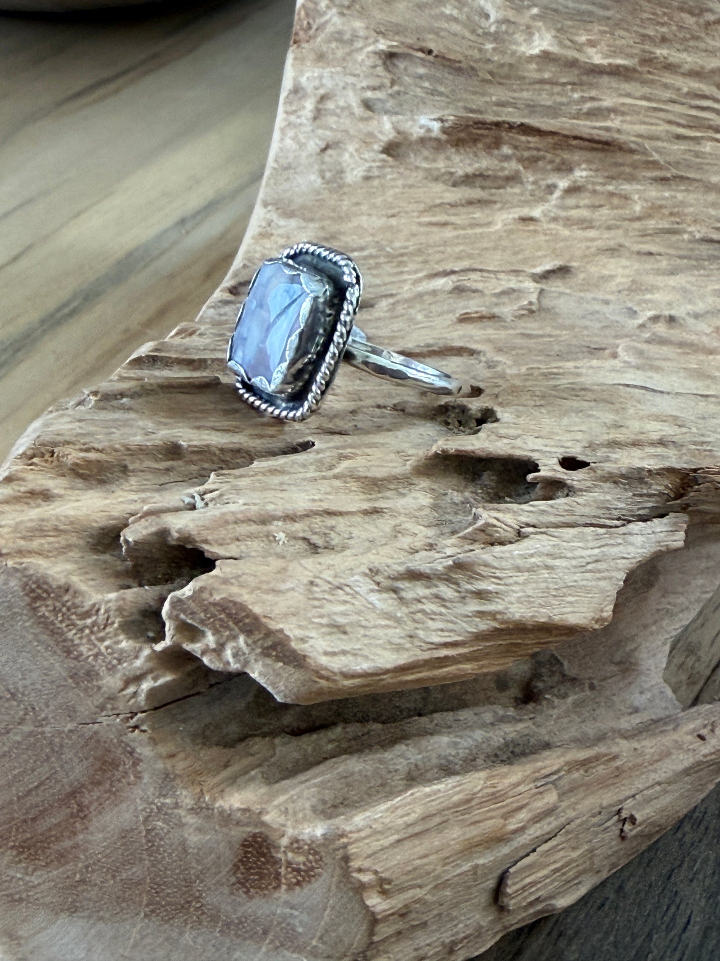 Pink Jasper ring imperfect perfection