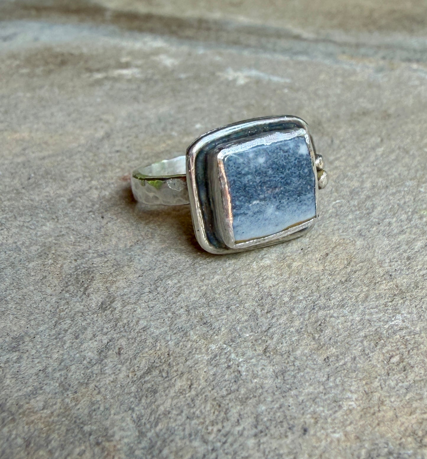 Stary night picture Jasper ring