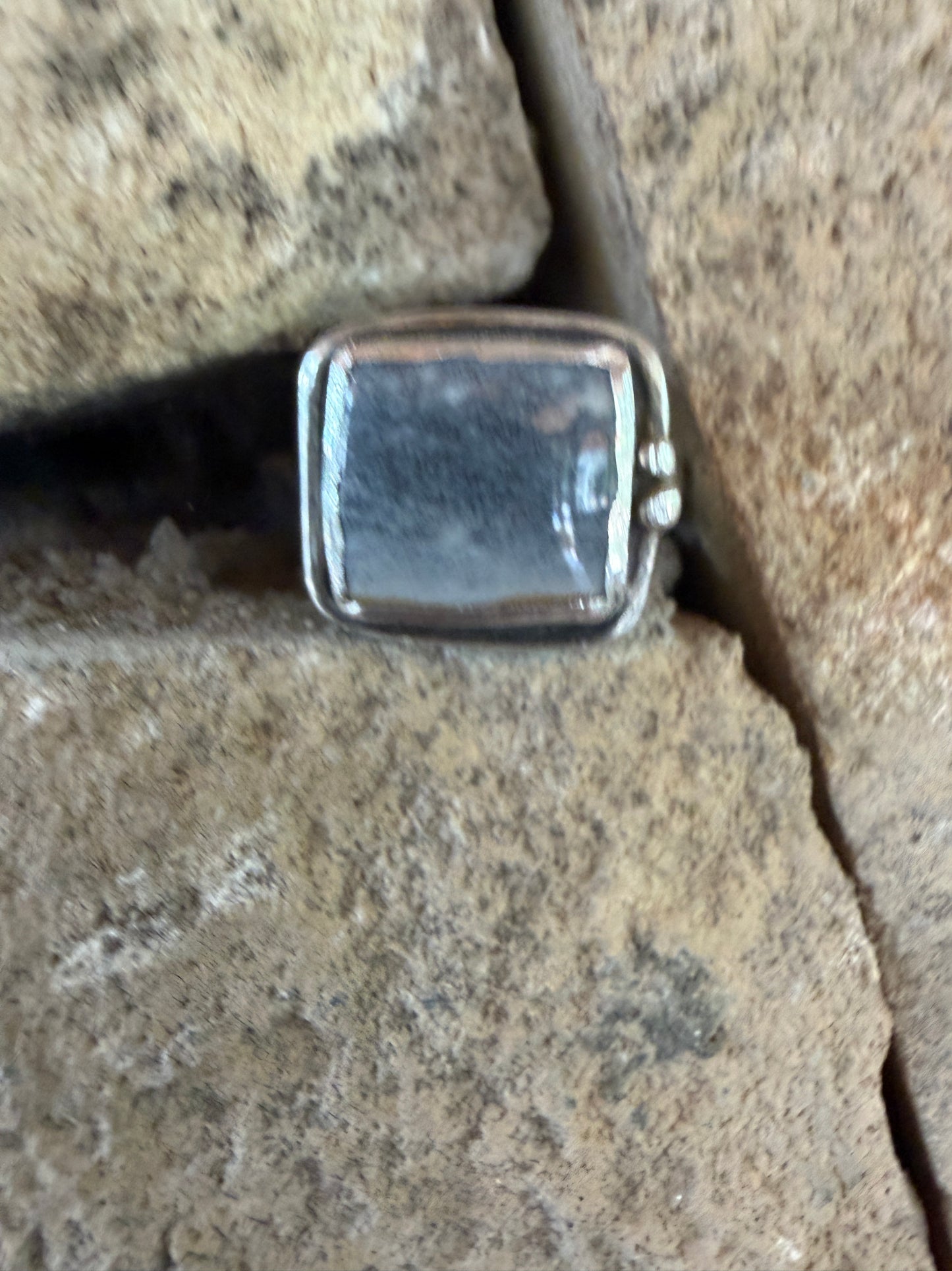 Stary night picture Jasper ring
